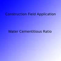 Water Cementitious Ratio icon