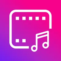 Video collage with music icon