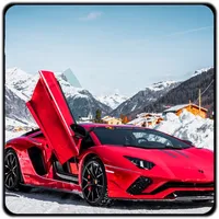 Lamborghini Car Snow Racing icon