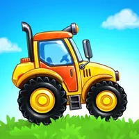 Farm car games: Tractor, truck icon