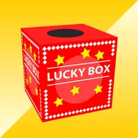 Lucky Box. Lottery ticket icon