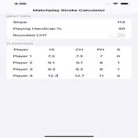 Matchplay Stroke Calculator icon