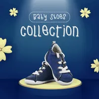 Baby shoes fashion shop online icon