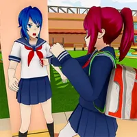 Anime Bad School Girl Life 3D icon