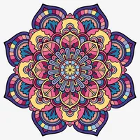 Mandalas Coloring Book Relax icon