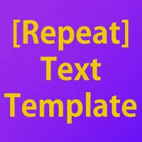 Repeat Text Template icon