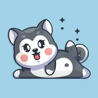 Husky Woof Stickers icon