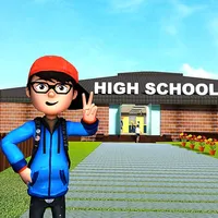 Virtual High School Life Games icon