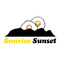 Sunrise sunset Breakfast icon