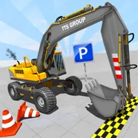 Excavator Truck Parking 3D icon