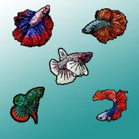 Bitty Bettas Fish Stickers icon