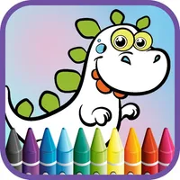 Dinosaur Coloring Games Puzzle icon