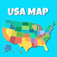 USA Map: Kids Geography Games icon