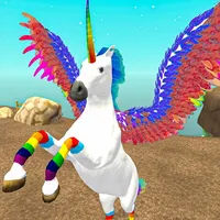 Flying Unicorn Pegasus Horse icon