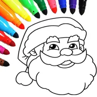 Christmas coloring for all icon