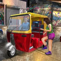 Tuk Tuk Auto Rickshaw 3D Sim icon