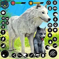 Wild Wolf Family Simulator icon