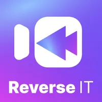 Reverse video clip editor icon