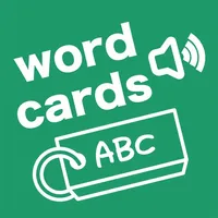 Word cards creation icon