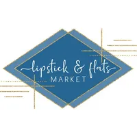 lipstick and flats market icon