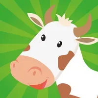 Animals for toddlers: farm icon