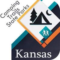 Kansas -Camping & Trails,Parks icon