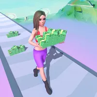 Money Girl Run 3D icon