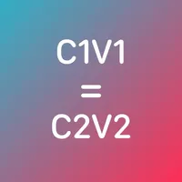 C1V1=C2V2 icon