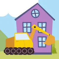 Baby games: Build a house icon