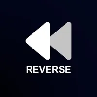 reverse video app + loop video icon