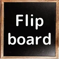 Flip board -simple- icon