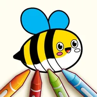 Kids coloring & book app icon