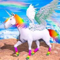 Unicorn Flying Horse Simulator icon