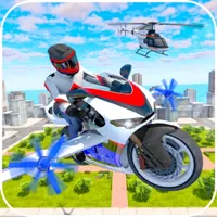 Police Flying Bike Simulator icon