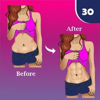 Abs Workout in 30 Days icon