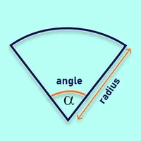 Area of a Sector Calculator icon