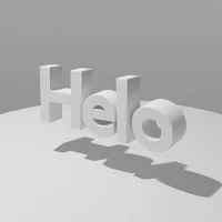 Speech To 3D Text icon