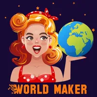 Pixel World Maker puzzle app icon