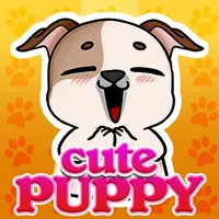 Cute Puppy Emoji icon