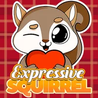 Expressive Squirrel Emoji icon