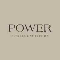 Power fitness and nutrition icon