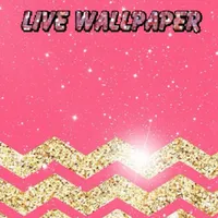 Pink Glitter live Wallpaper icon