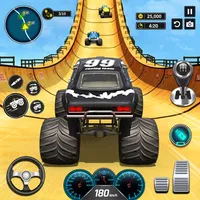 Monster Truck Stunt Race Games icon