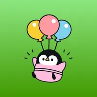 Cute Penguin 6 Stickers pack icon