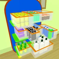 Fridge and shelves organizer icon