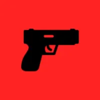 Running shooter icon