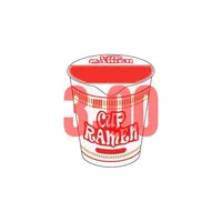 Instant cup ramen timer icon