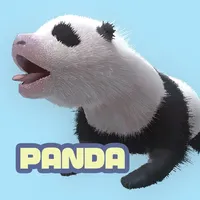 Newborn panda icon