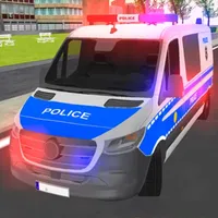 American Police Van Driving icon