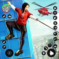 Miami Rope Hero Crime Games icon